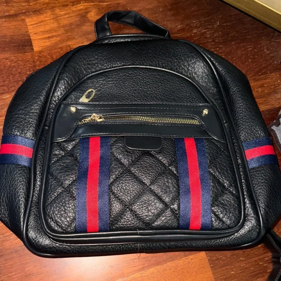 Backpack Purses in Blush Pink, Gray Blue, or Black Red, New with Tag - Picture 13 of 15